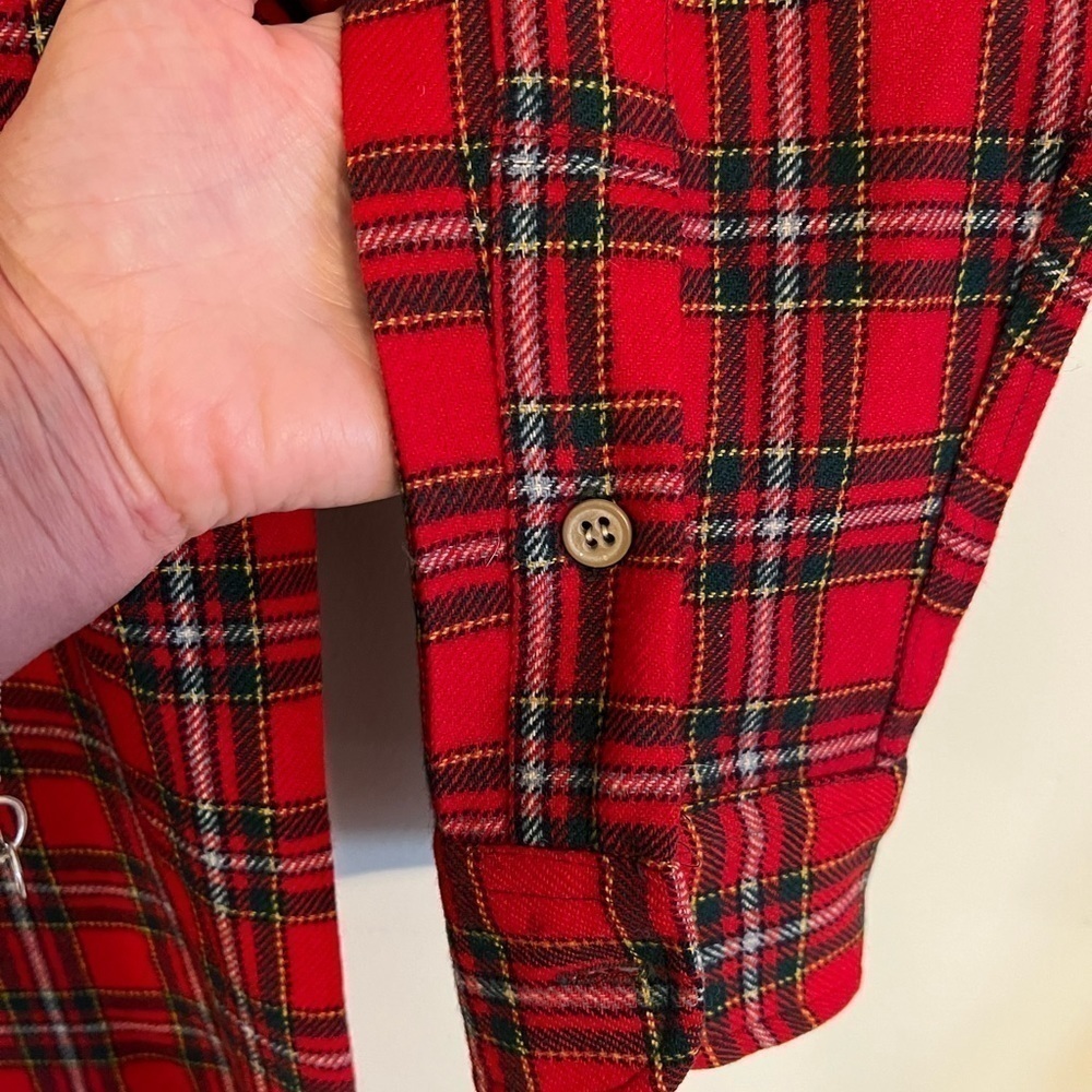 Pendleton Lobo Pristine Vintage Condition Red/Gre… - image 7